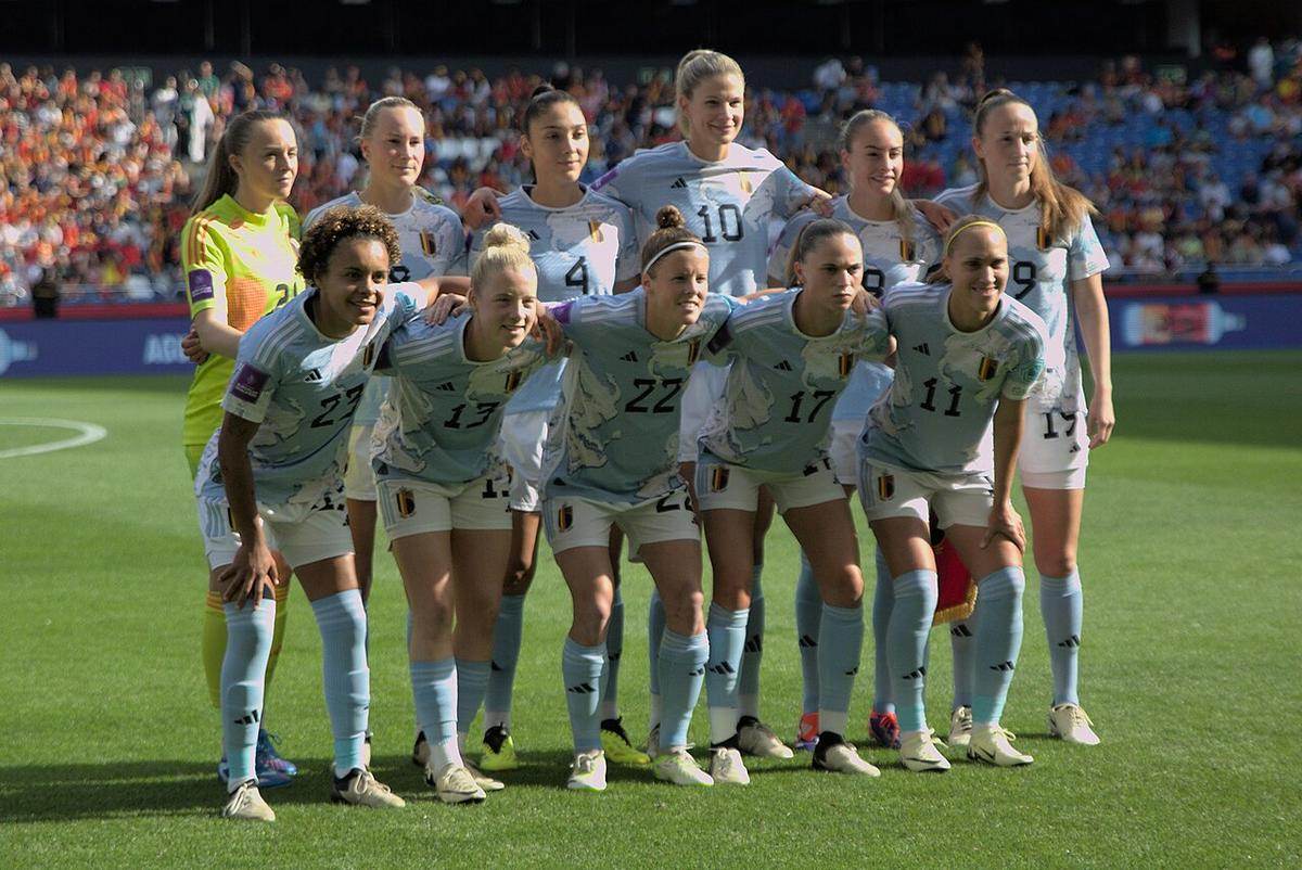 Partido entre España y Bélgica en Riazor, en un clasificatorio para la Eurocopa femenina 2025