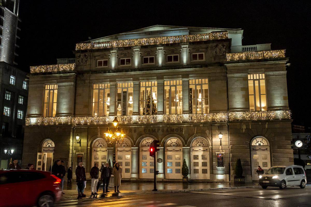 El Teatro Campoamor de Oviedo, sede de la ceremonia de entrega de los Premios Princesa de Asturias