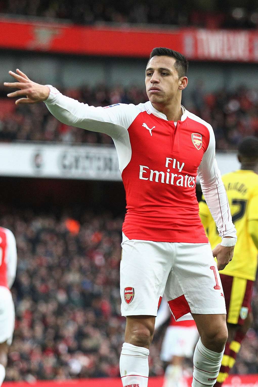 Alexis Sánchez durante su etapa en el Arsenal, antes de su llegada al fútbol norteamericano