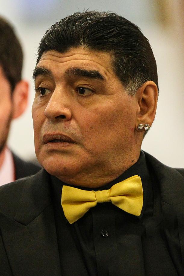 Diego Maradona, capitán de la selección argentina campeona del mundo en 1986