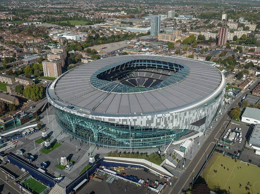 El estadio del Tottenham Hotspur en Londres, en una imagen de archivo de Wikimedia Commons
