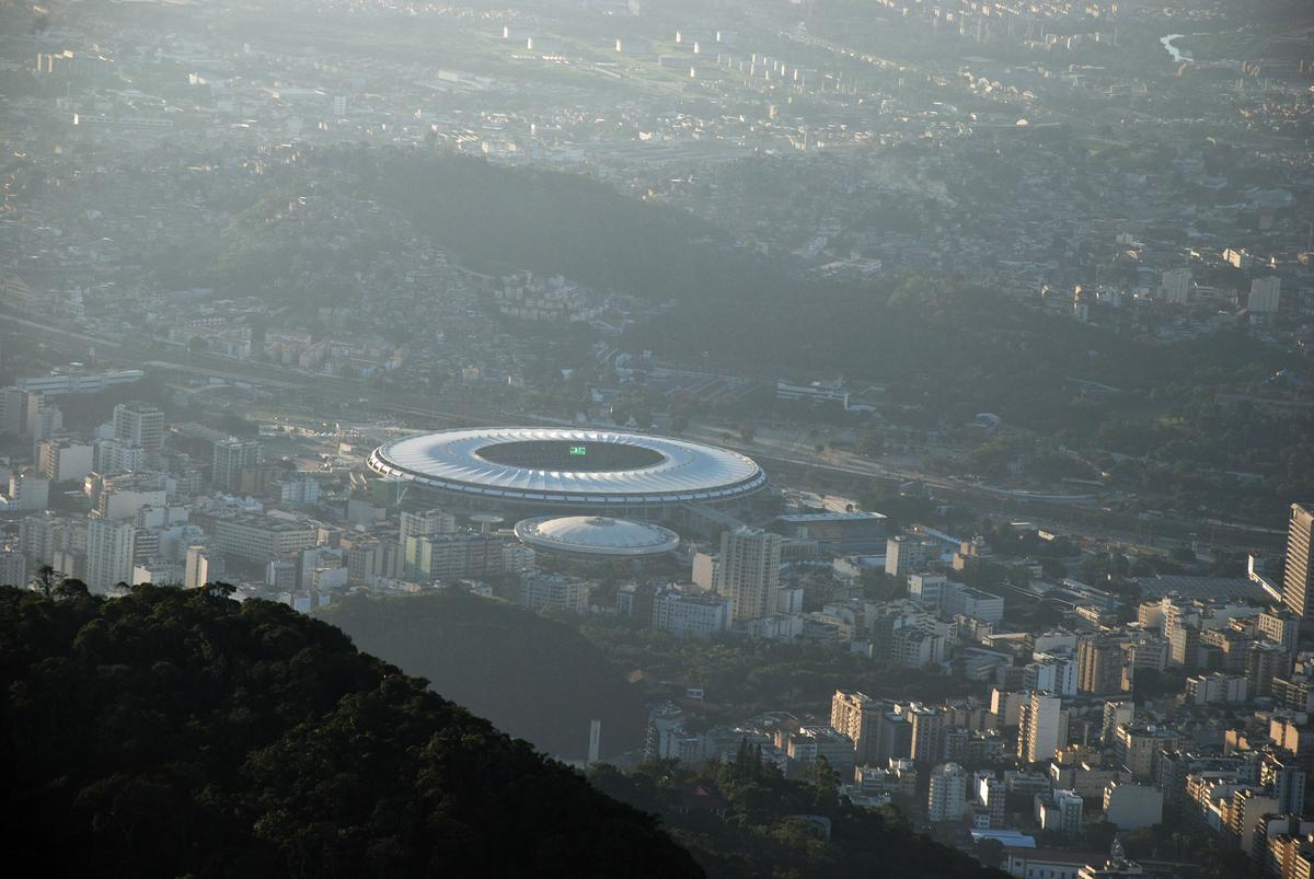 El estadio Maracaná de Río de Janeiro, donde se jugó la revancha de la semifinal entre Flamengo y Estudiantes