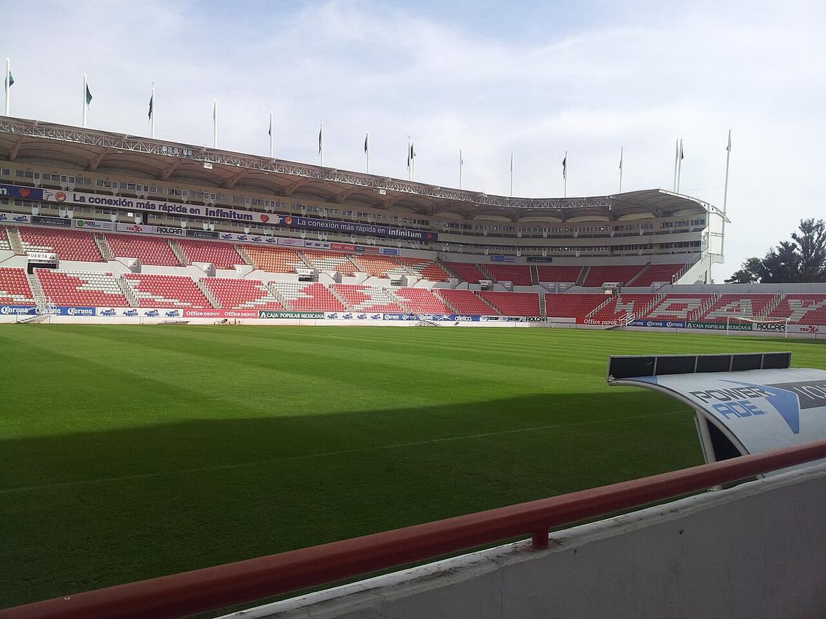 Estadio Victoria de Aguascalientes, donde Necaxa empató 1-1 con Juárez