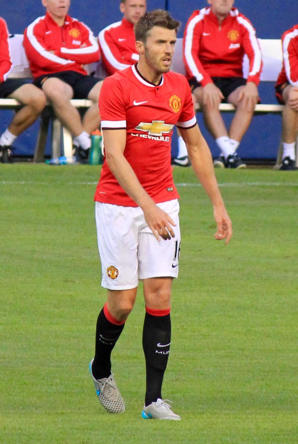 Michael Carrick, entrenador del Manchester United, en una foto de archivo