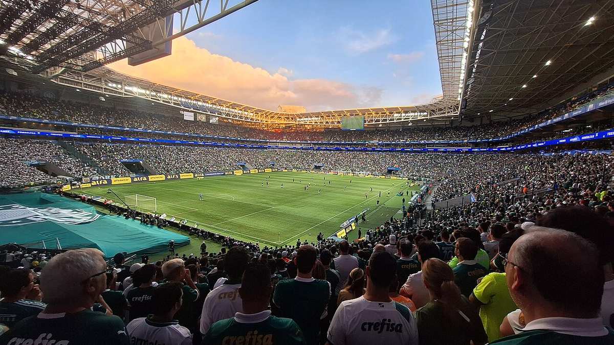 El Allianz Parque, estadio habitual del Palmeiras en São Paulo, club que lidera provisionalmente el Brasileirão tras ganar al Bragantino