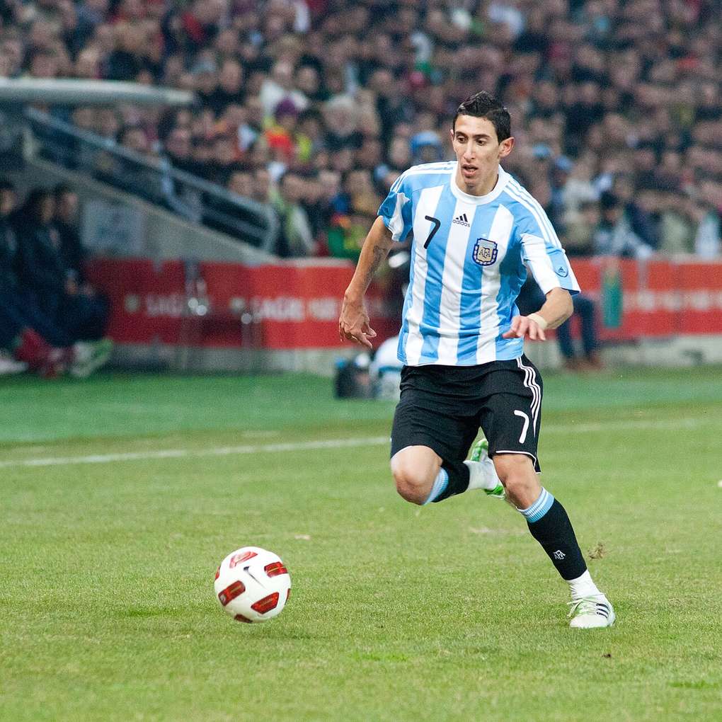 Ángel Di María, autor del segundo gol de Rosario Central ante Huracán