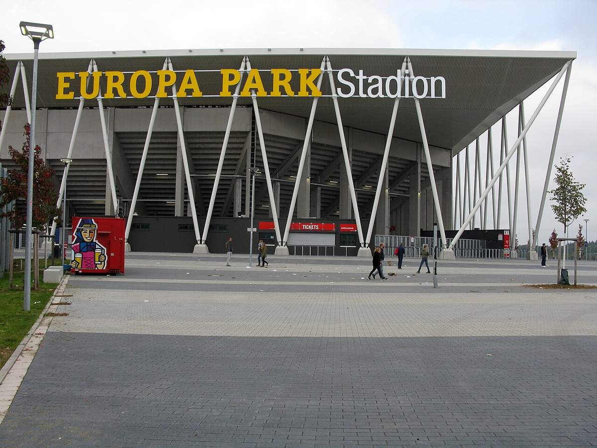 Estadio Europa-Park de Freiburg, escenario del Freiburg-Bayern del domingo 25 de octubre