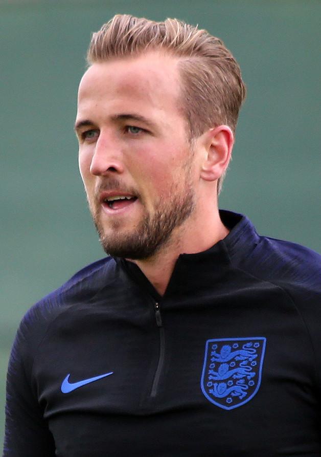 Harry Kane con Inglaterra en el Mundial de Rusia 2018