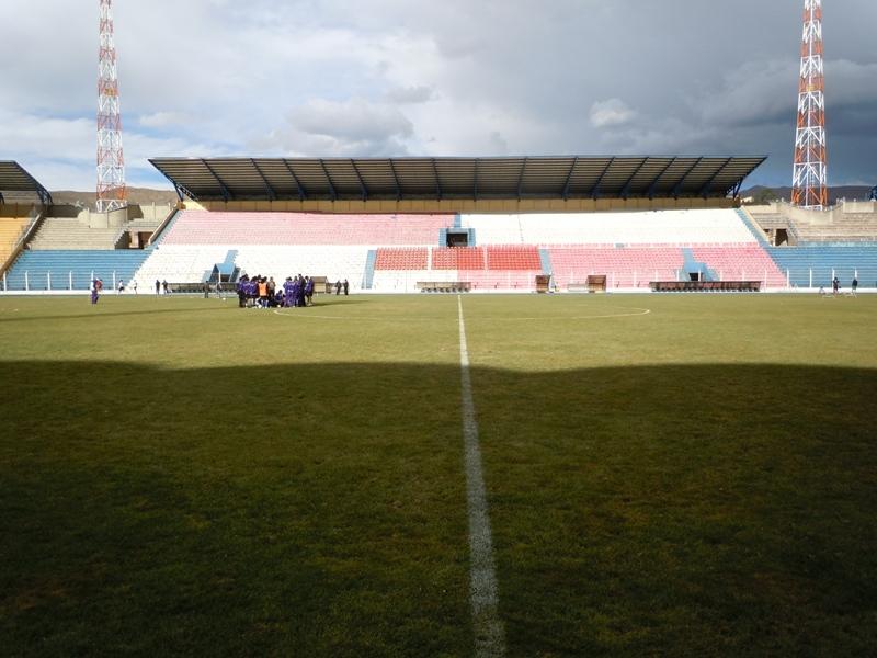 Otra vista del estadio Víctor Agustín Ugarte de Potosí, casa de Nacional Potosí