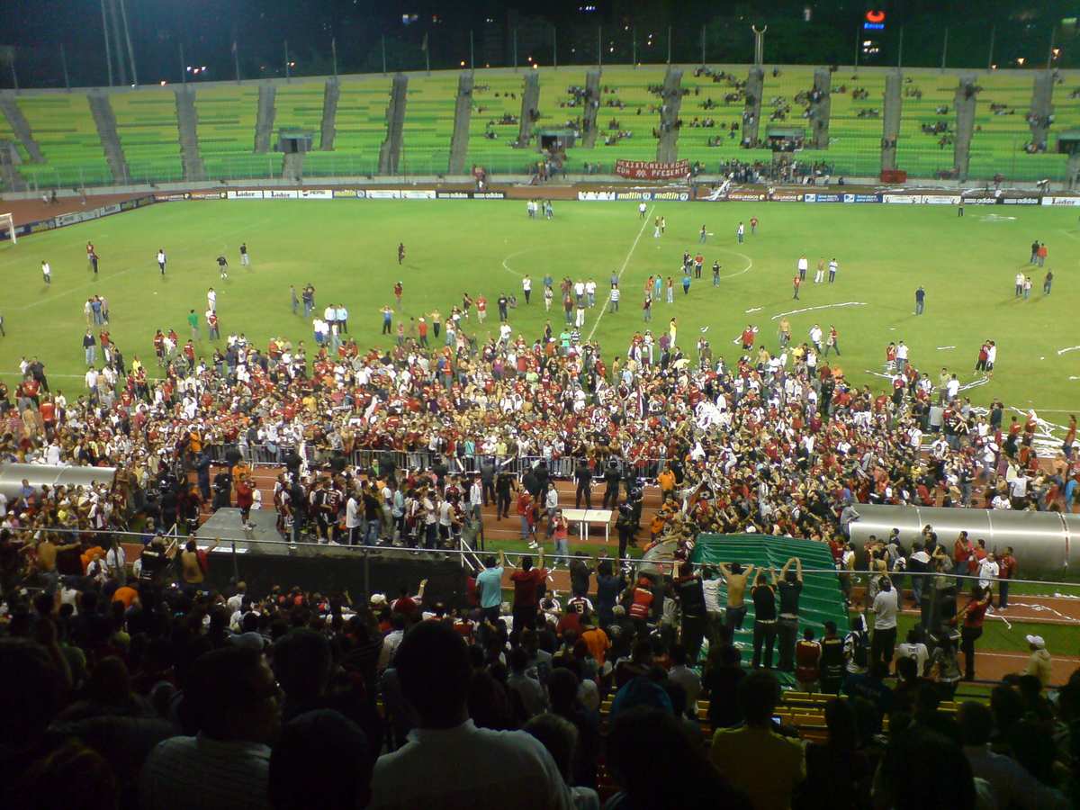 Jugadores del Caracas FC celebrando un título en 2009, en una foto de archivo del club capitalino