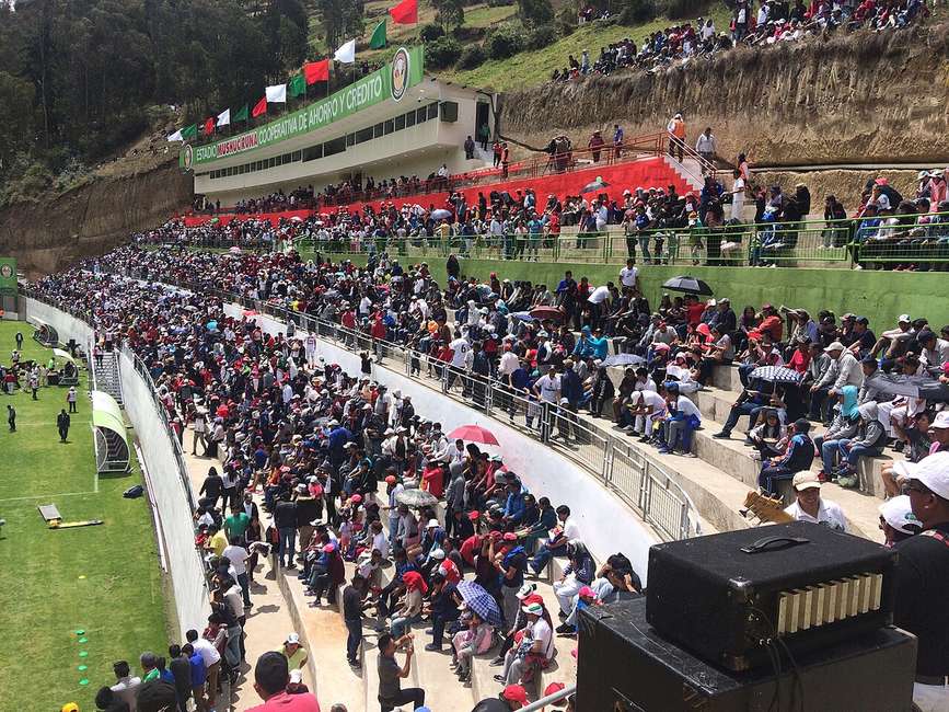 Estadio Mushuc Runa de Ambato, la casa del equipo visitante en el clásico ambateño