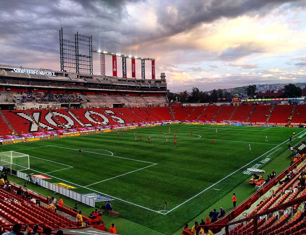 El Estadio Caliente de Tijuana, escenario del partido entre Xolos y Santos Laguna