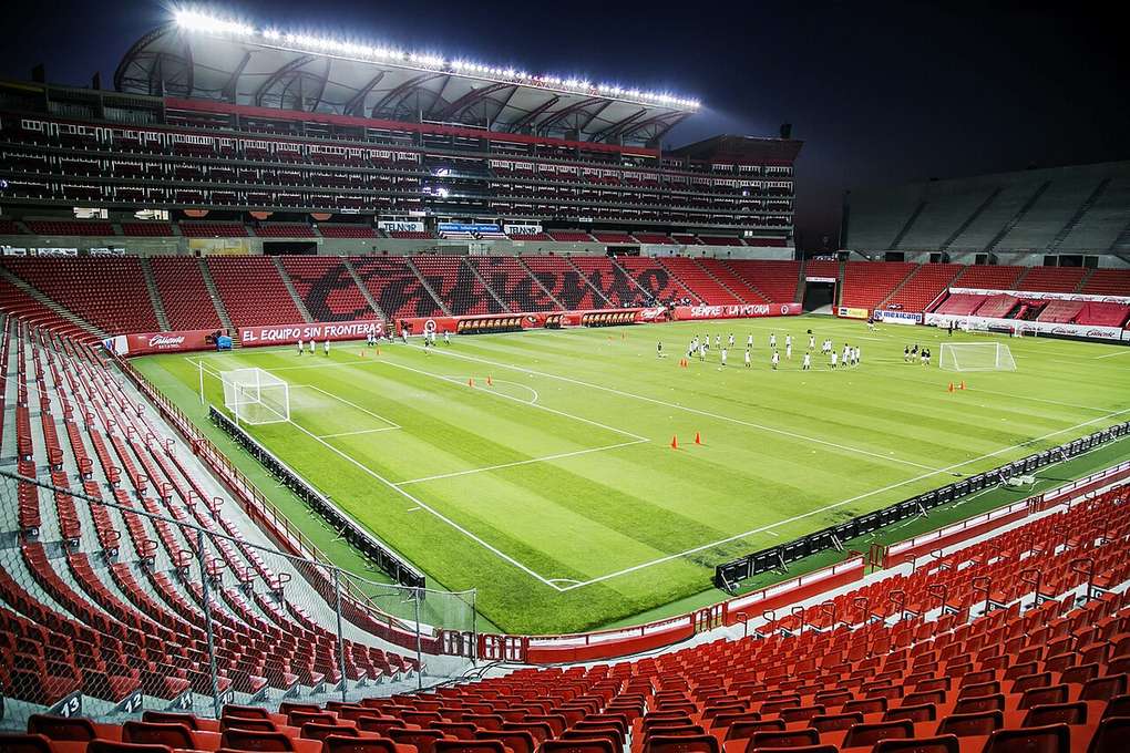 Vista del Estadio Caliente, la casa de Xolos en Tijuana