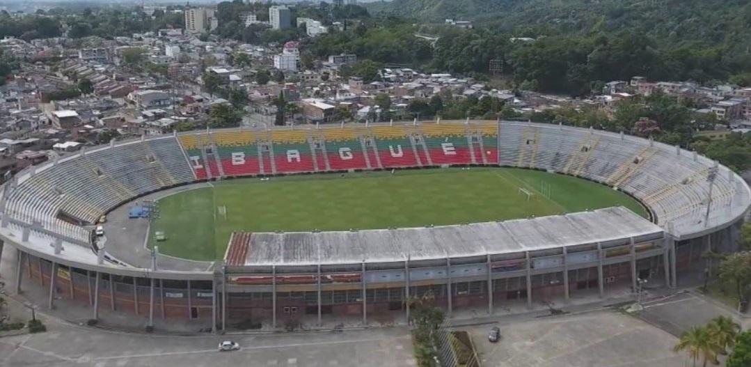 El estadio Manuel Murillo Toro de Ibagué, escenario del Tolima-Pasto de la fecha 16