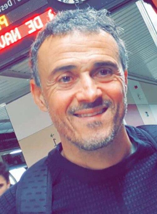 Luis Enrique, entrenador del Paris Saint-Germain, en una rueda de prensa