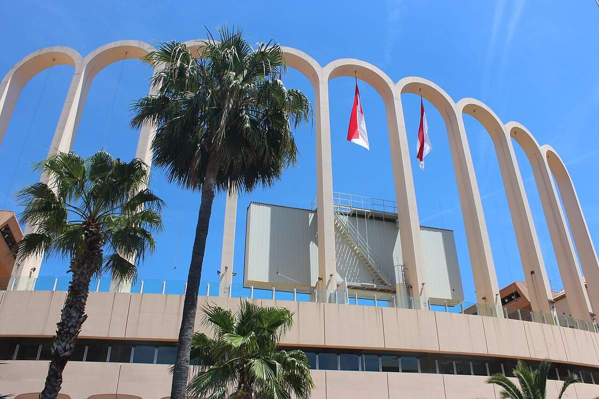Los arcos característicos del Stade Louis II