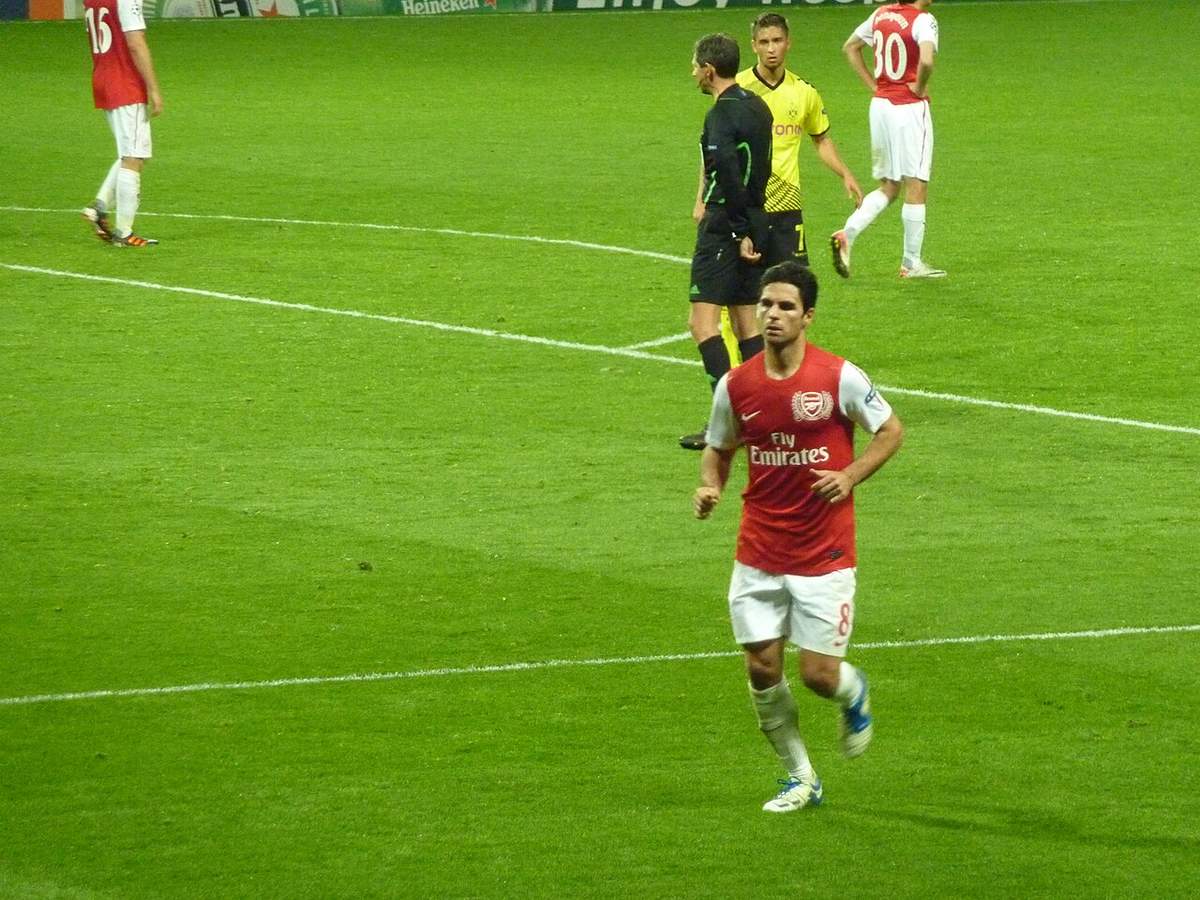 Mikel Arteta en su etapa como jugador del Arsenal, en una imagen de archivo de Wikimedia Commons