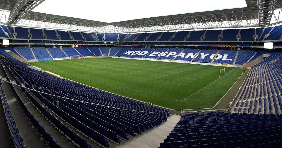 Panorámica del estadio del Espanyol, escenario del próximo partido de liga
