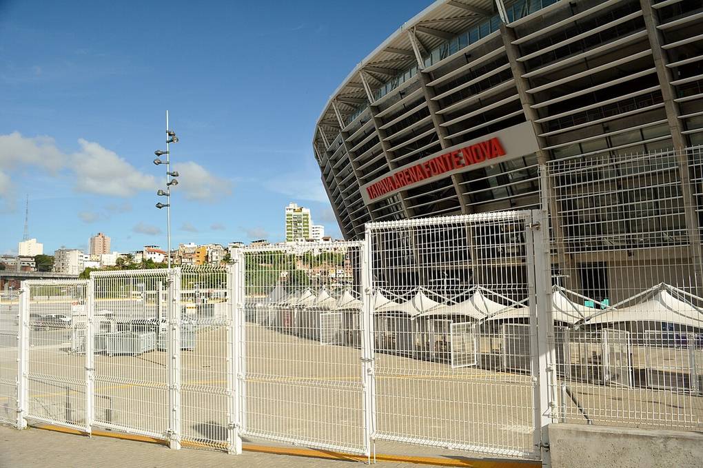 Vista exterior de la Arena Fonte Nova en Salvador