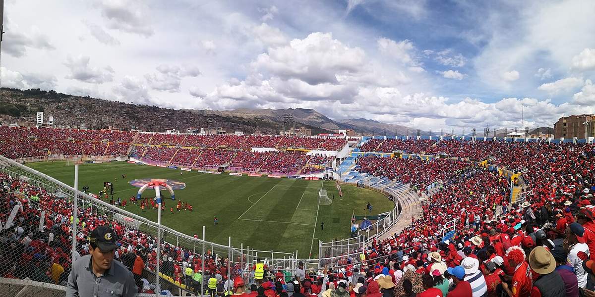 Vista del estadio Garcilaso, casa de Cienciano en Cusco