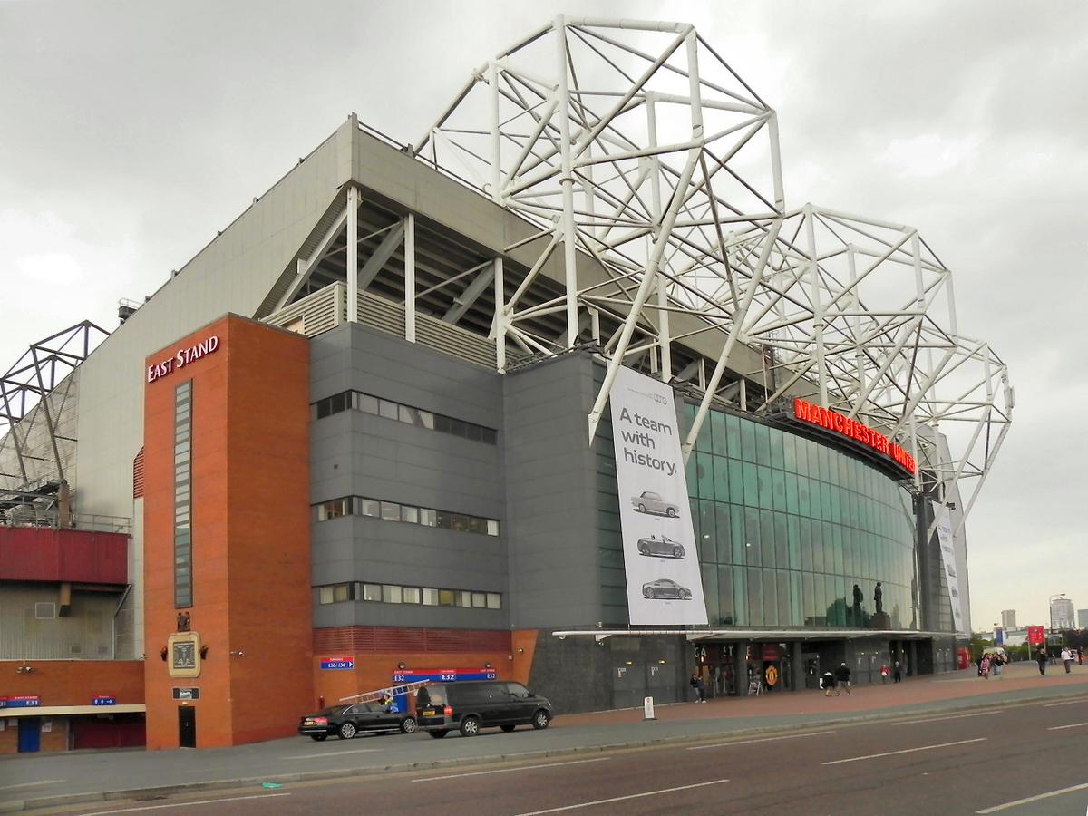 La grada este del estadio Old Trafford, sede del Manchester United, en una foto de archivo