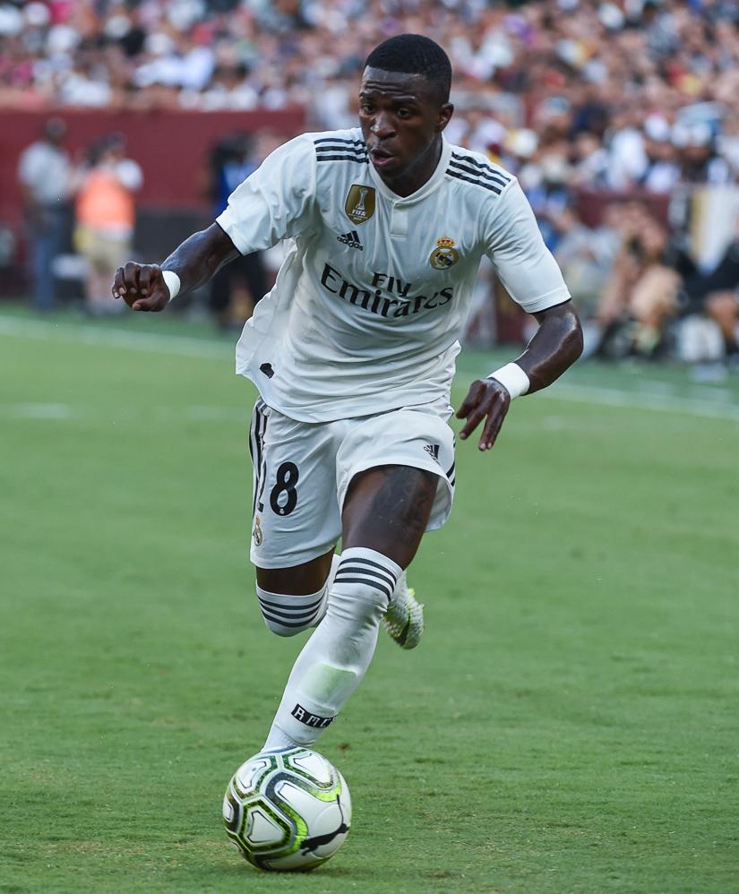 Retrato de Vinícius Júnior en 2018