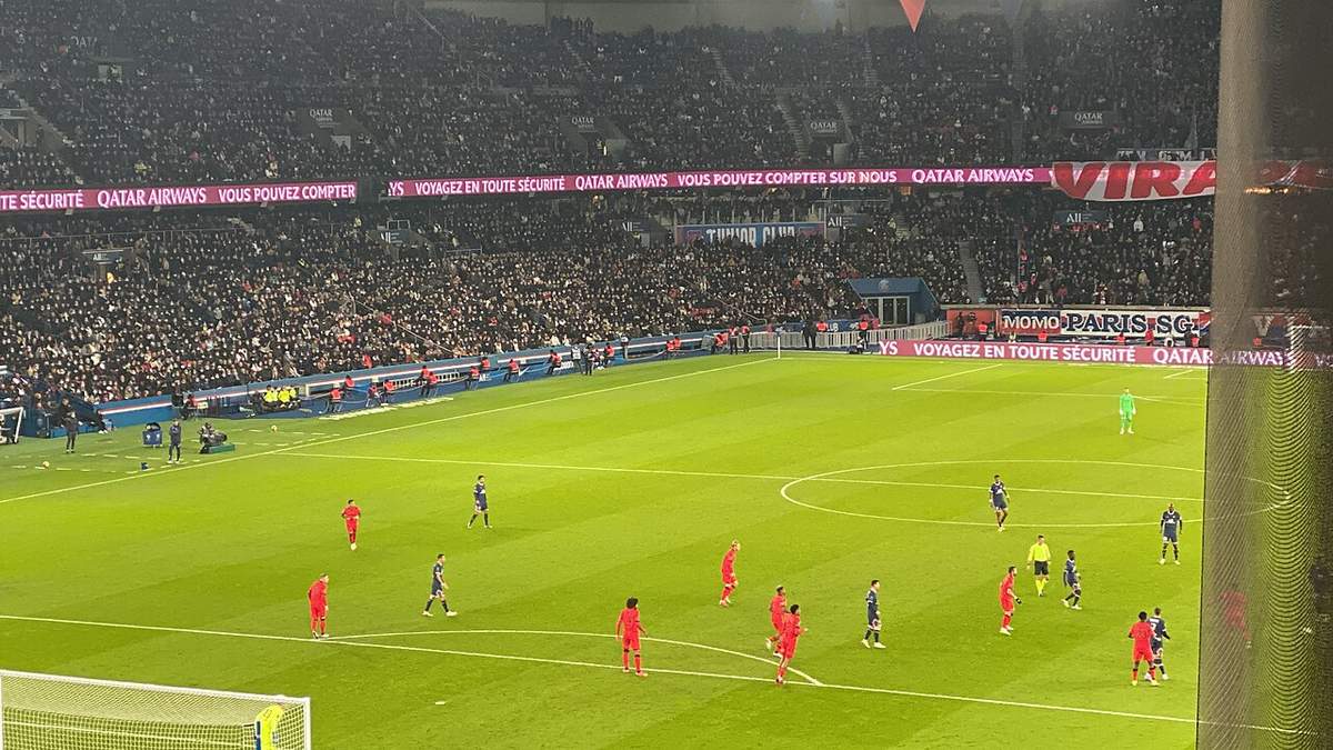 Parque de los Príncipes durante un partido