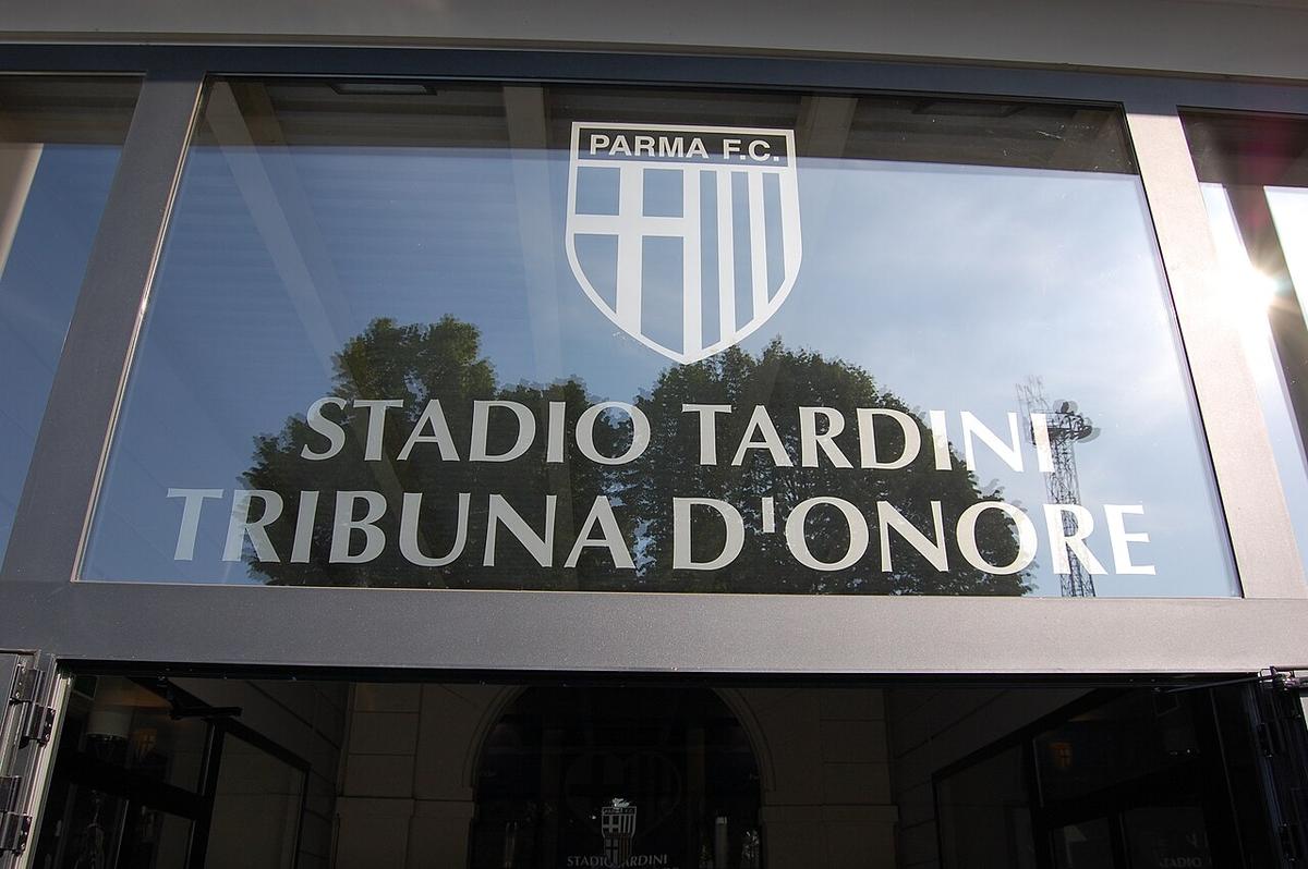 Vista del interior del Stadio Ennio Tardini de Parma