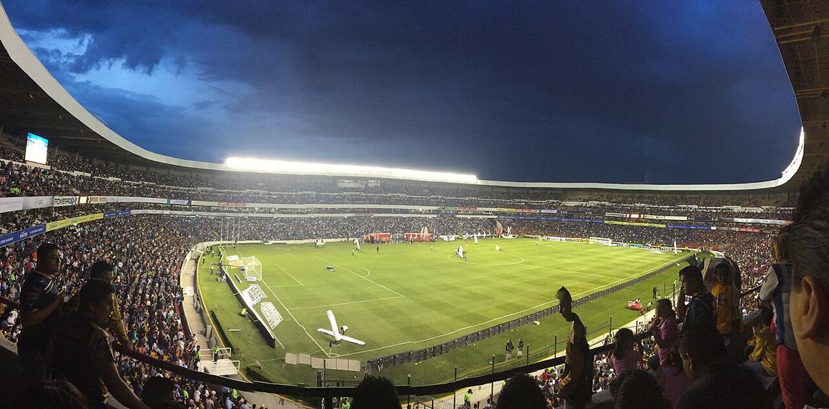 Vista del estadio La Corregidora en Santiago de Querétaro