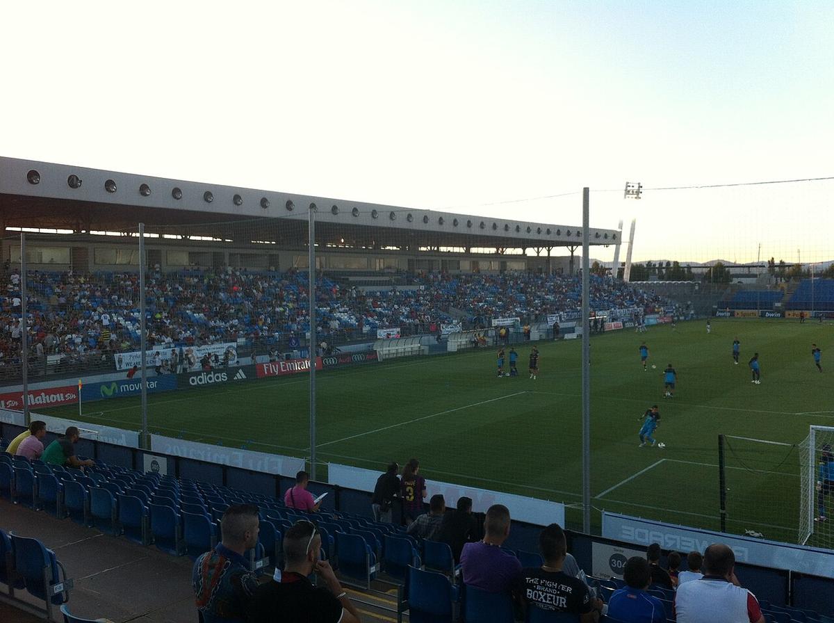 Vista del Estadio Alfredo Di Stéfano, casa del Real Madrid Castilla