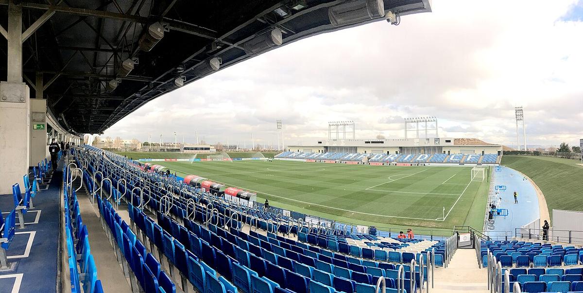 El Estadio Alfredo Di Stéfano en Valdebebas, sede de los partidos del Castilla