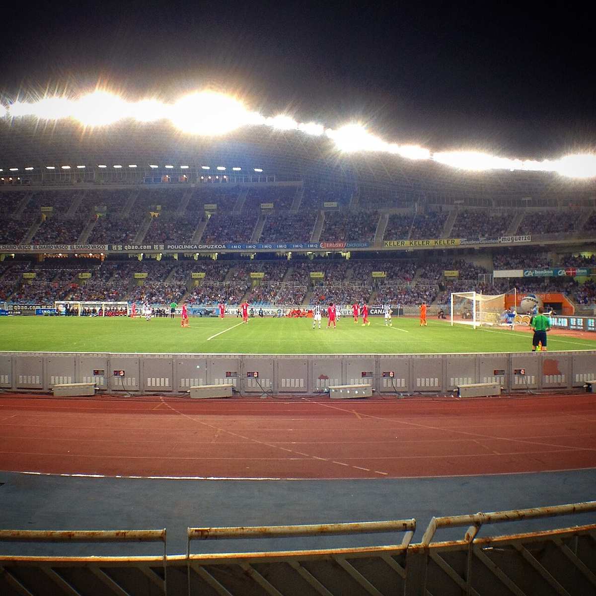 Partido de la Real Sociedad en Anoeta