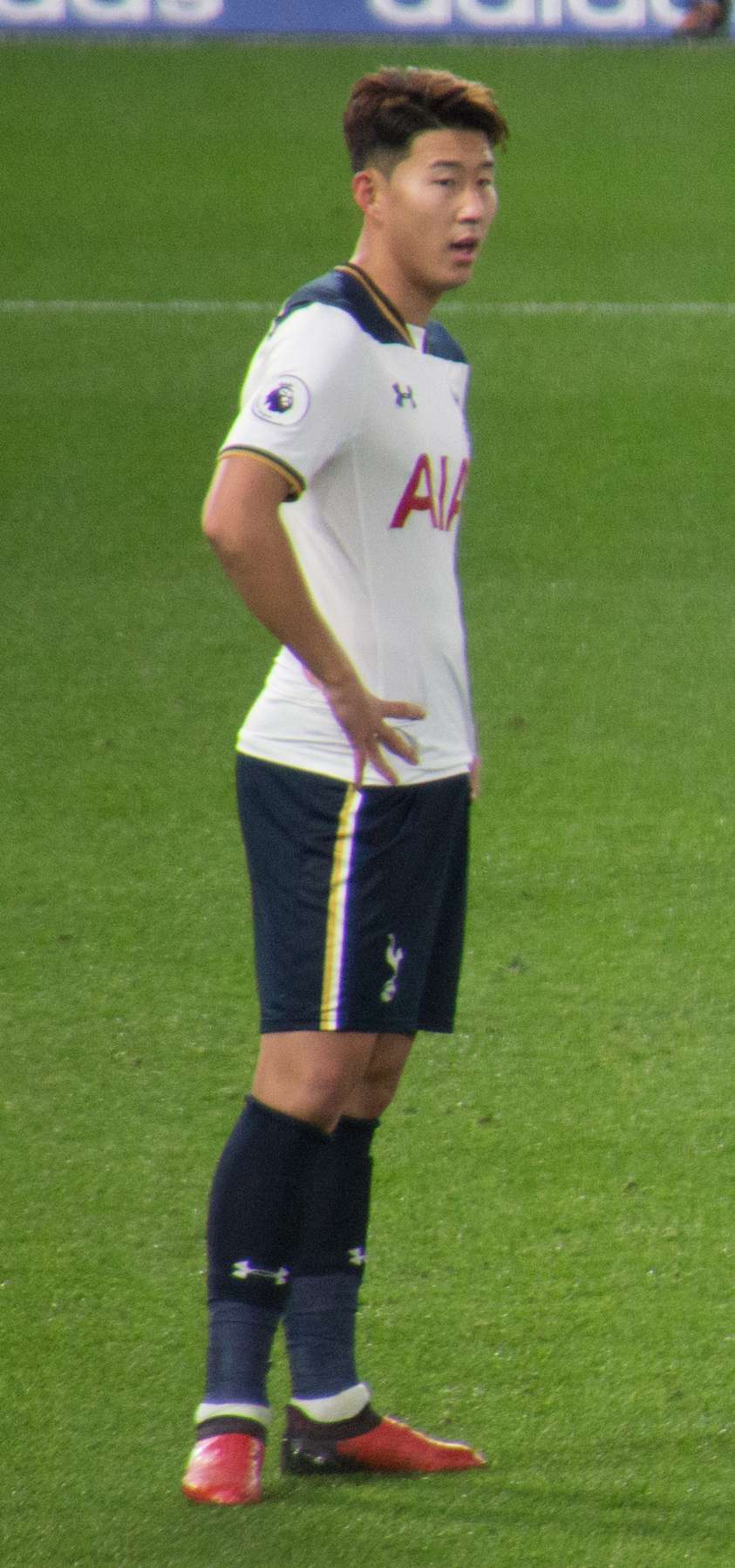 Son Heung-min con la camiseta del Tottenham en 2016