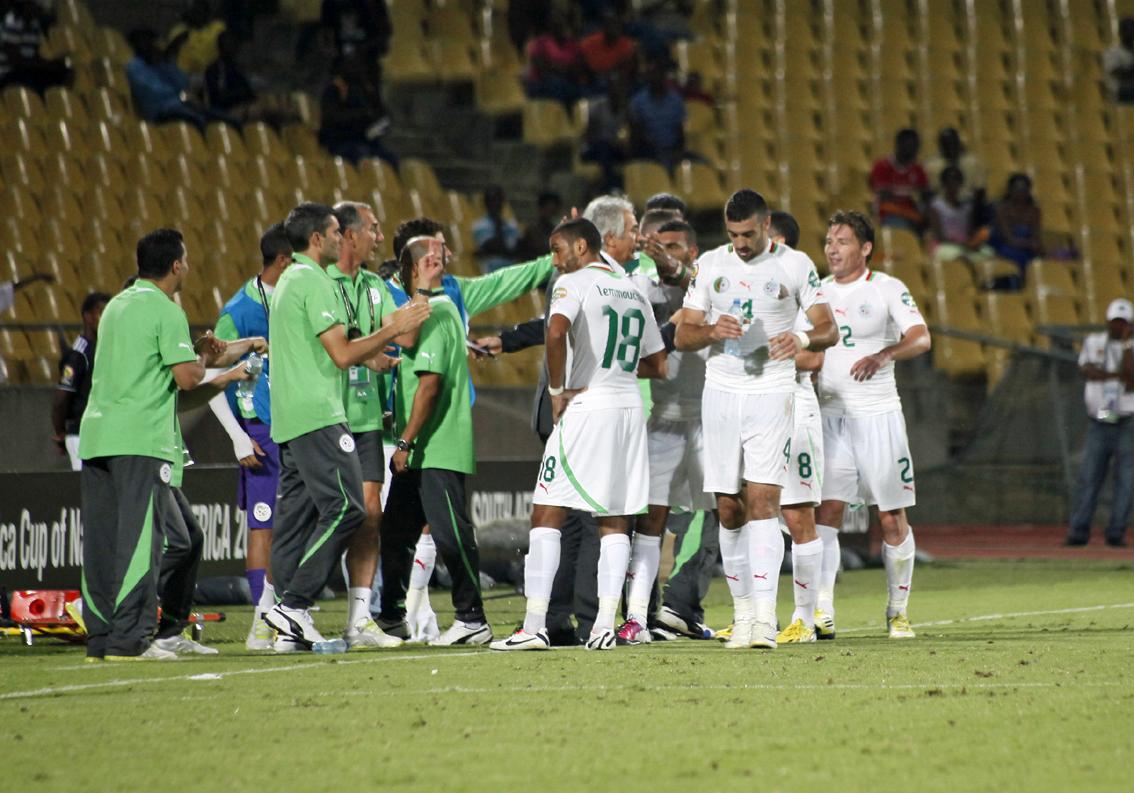 Argelia ante Costa de Marfil en la Copa Africana de 2013
