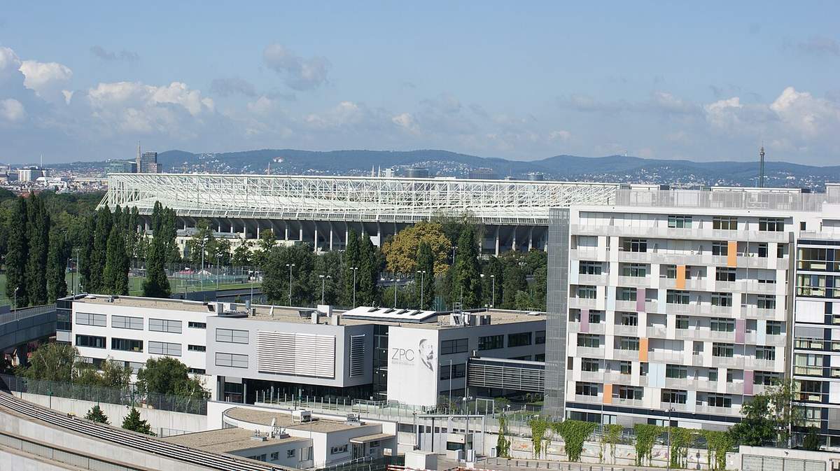Vista del estadio Ernst Happel de Viena, casa de la selección de Austria