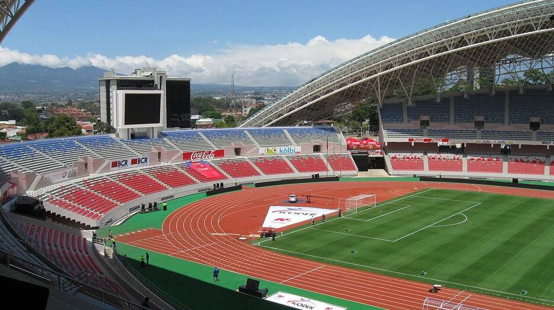 Vista del Estadio Nacional de Costa Rica en San José, la casa de La Sele