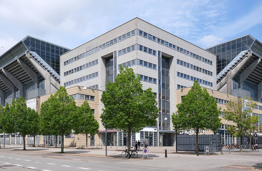 Estadio Parken de Copenhague, casa de la selección de Dinamarca