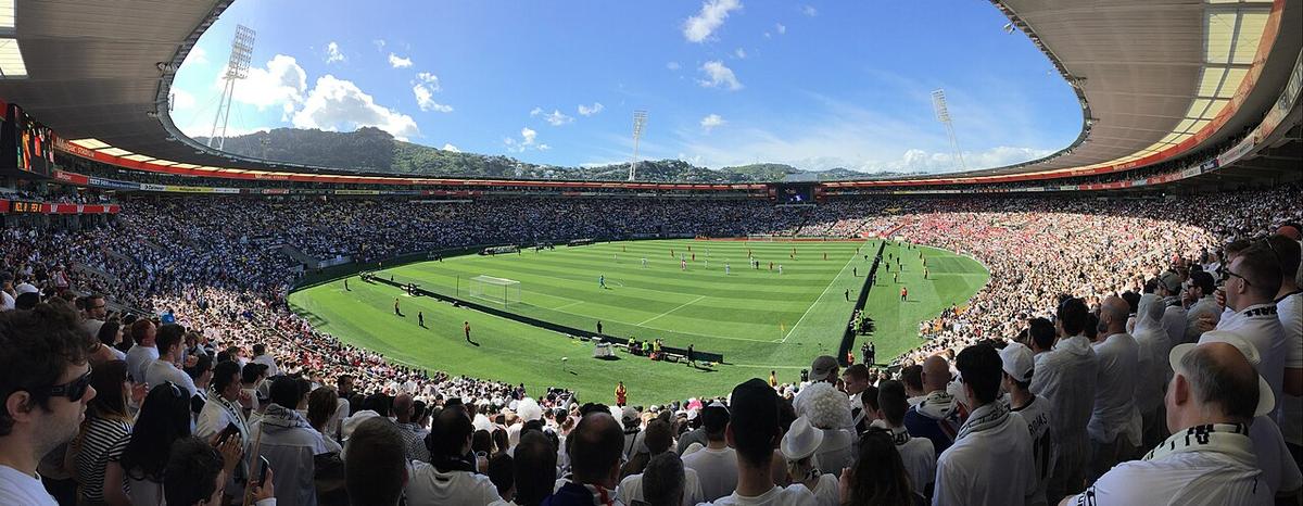 Partido de Nueva Zelanda ante Perú en noviembre de 2017