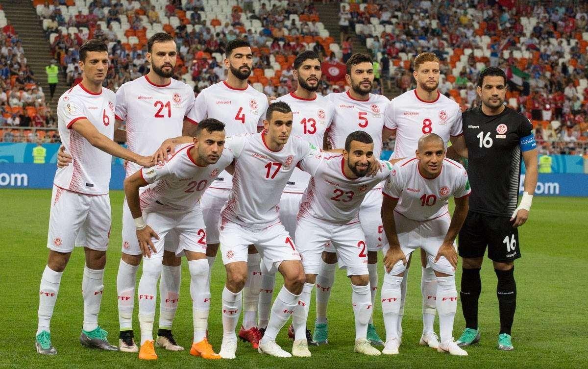 Acción del partido entre Panamá y Túnez en un Mundial
