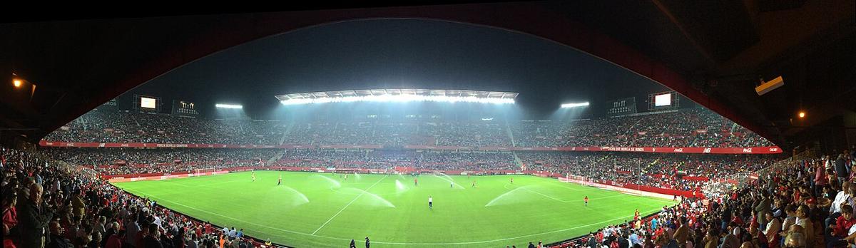 Vista del estadio Ramón Sánchez-Pizjuán de Sevilla