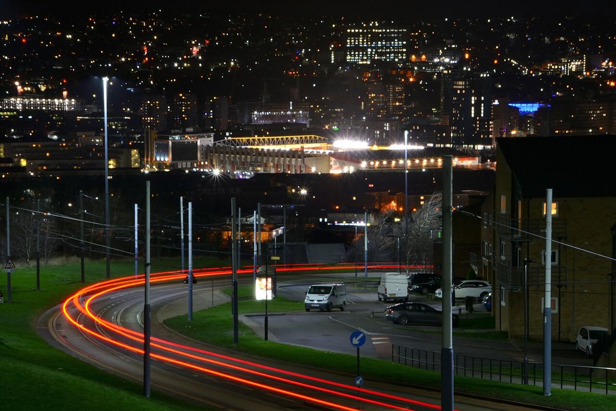 Vista exterior de Bramall Lane, estadio del Sheffield United en Inglaterra