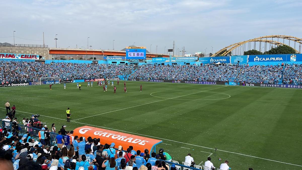 Vista del Estadio Alberto Gallardo de Sporting Cristal en Lima, en una foto de archivo