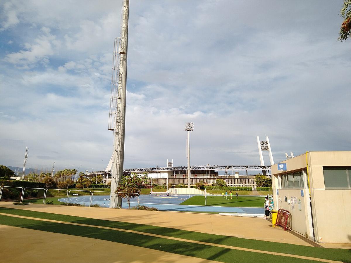 Vista del Estadio de los Juegos Mediterráneos de Almería