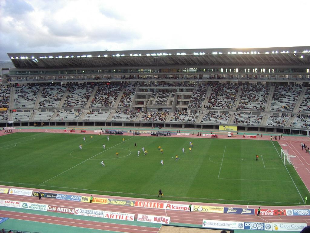 Vista del Estadio Gran Canaria en Las Palmas