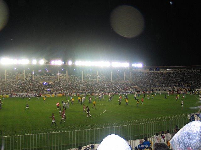 Jugadores de Vasco da Gama en el Estadio São Januário, su casa tradicional