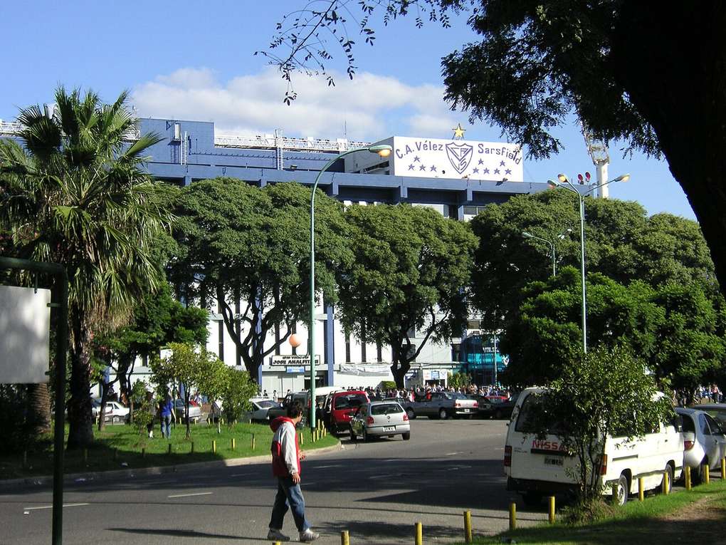 Vista del estadio de Vélez Sarsfield en Buenos Aires