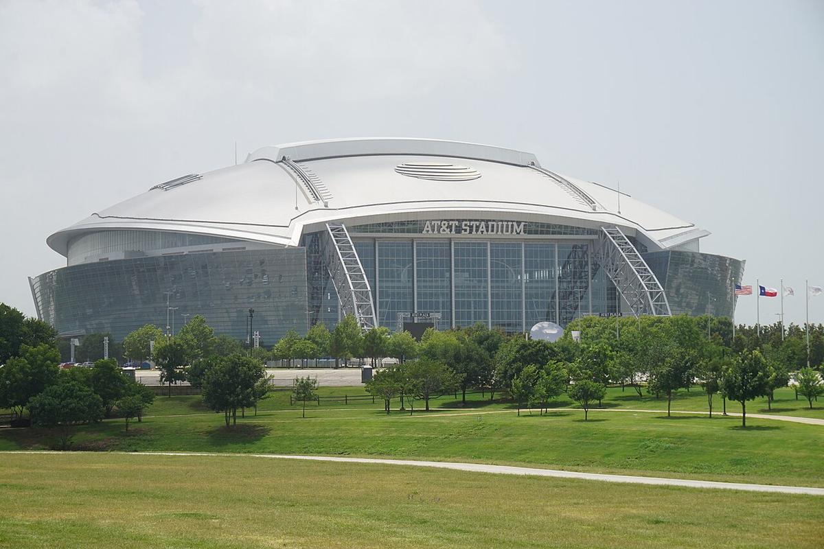 Exterior del AT&T Stadium de Arlington, sede del España vs Portugal del Mundial 2026