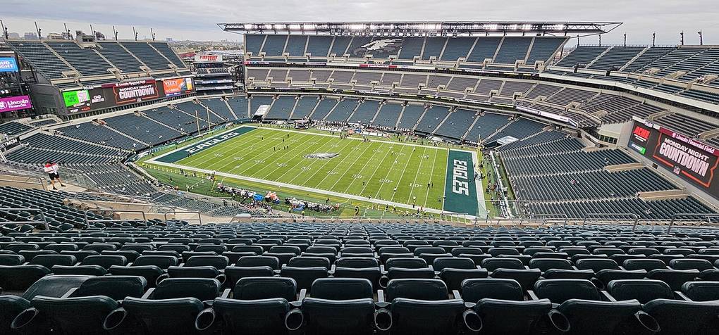Vista del Lincoln Financial Field de Filadelfia, sede del partido