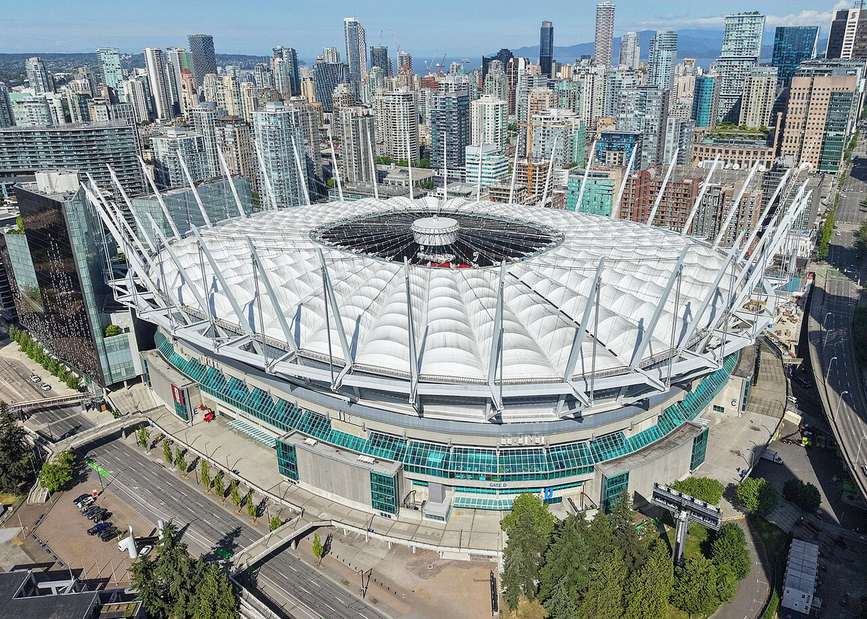 Estadio BC Place de Vancouver, sede del partido