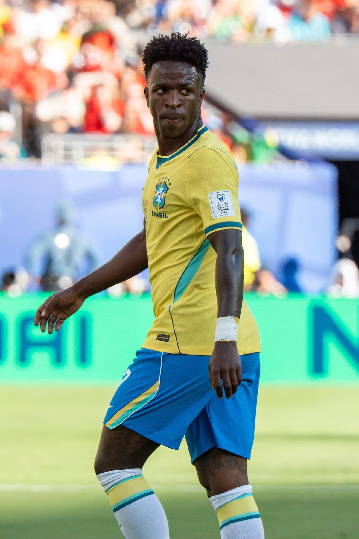 Vinícius Júnior con la selección de Brasil durante el Mundial 2026